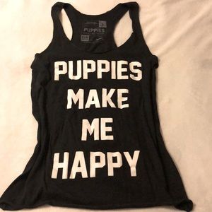 Puppies Make Me Happy Large tank